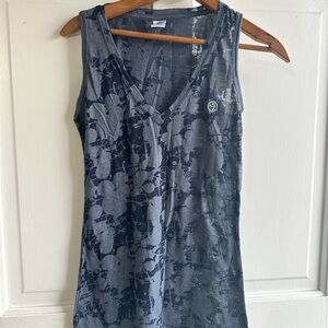 Zumba Fitness Navy Patterned Tank Top